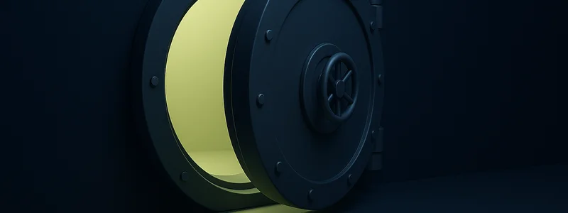 Bóveda iluminada que representa bonos, depósitos y retiros